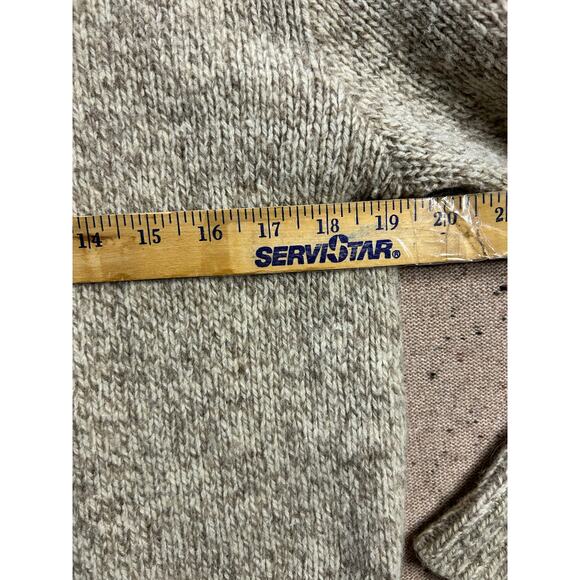 VTG Winona Knits Oatmeal Sweater Men’s XL Wool Blend Classic Cabincore Lodgecore - Picture 3 of 8